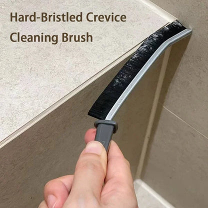 Heavy-Duty Crevice Cleaning Brush with Stiff Bristles - Luxinsly