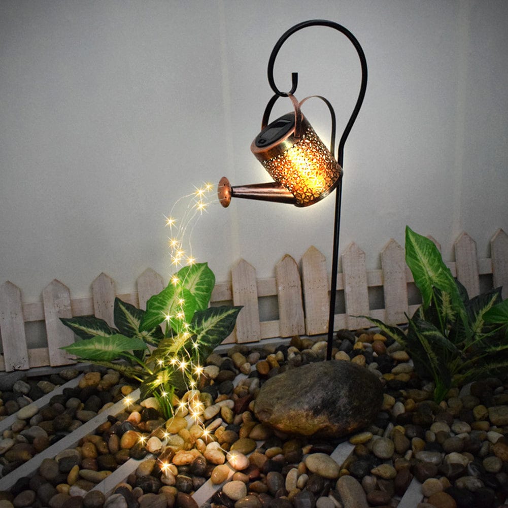 SOLAR POWERED LED WATERING CAN