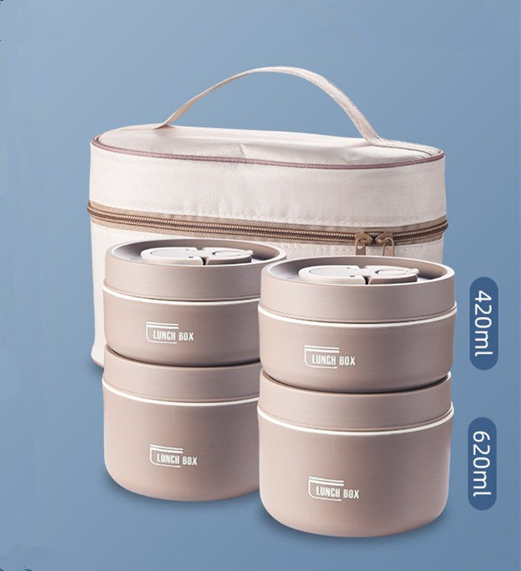 Portable Insulated Lunch Container Set - Luxinsly