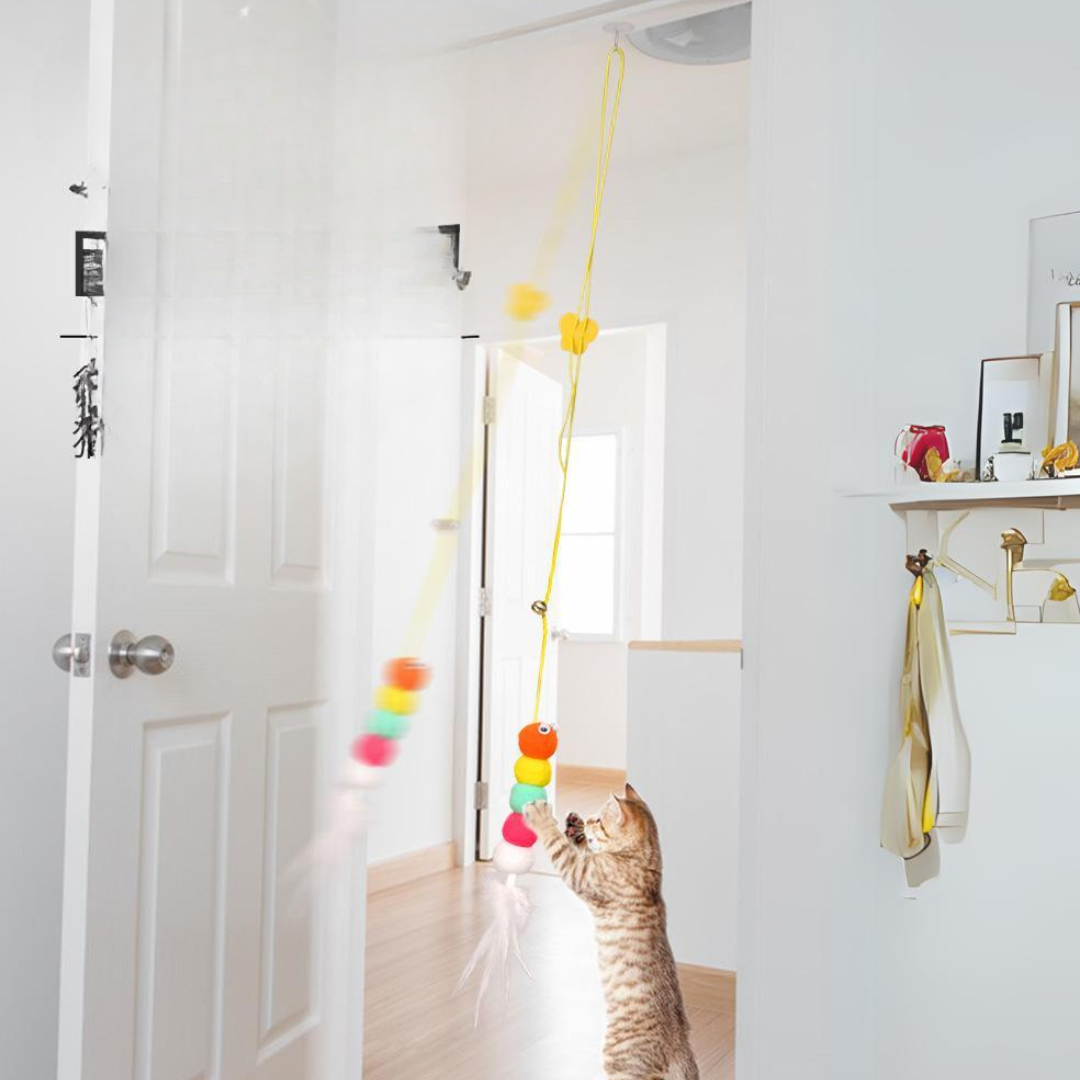 Hanging Door Interactive Teaser Toys for Cats