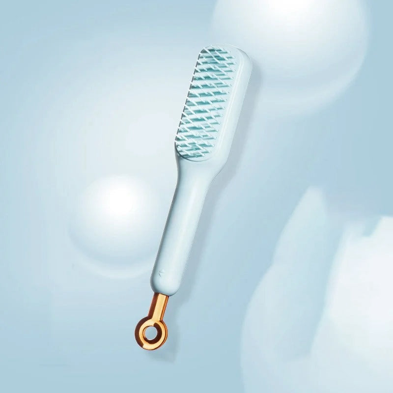 Self-Cleaning Anti-Static Massage Hair Brush - Luxinsly