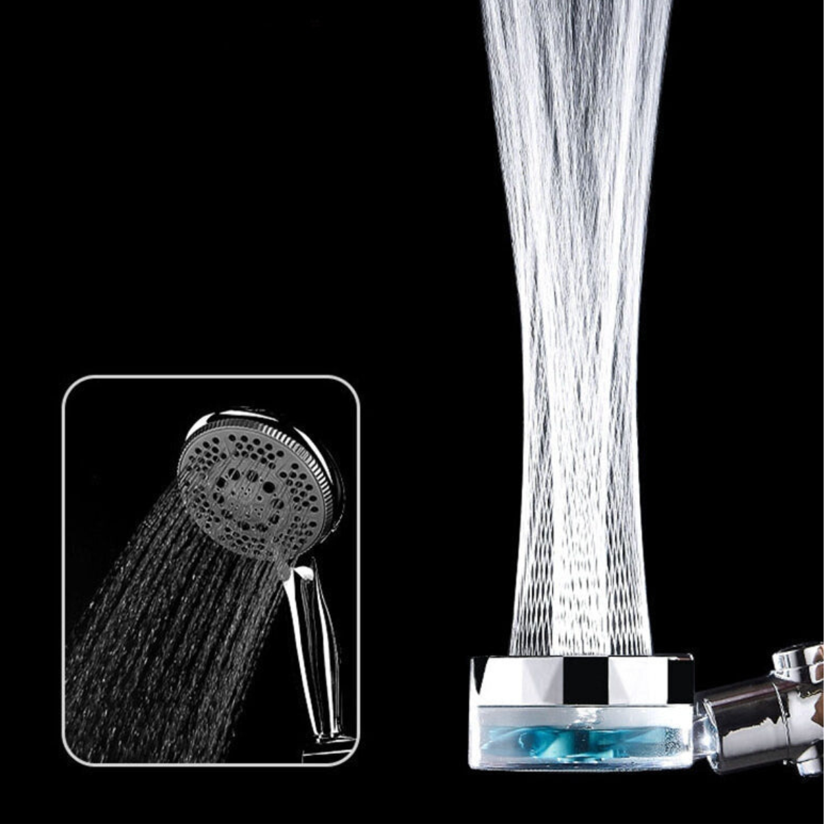 The TurboHead - Propeller Shower Head - Luxinsly