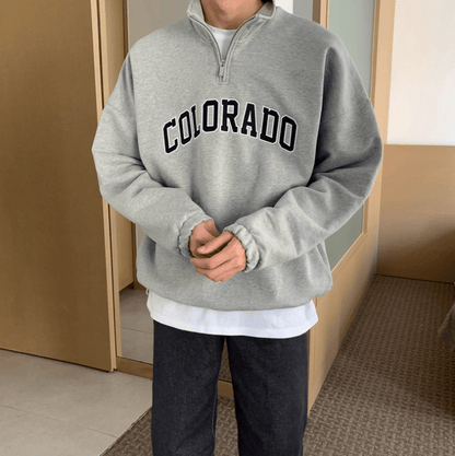 Half Zip Colorado Turtleneck Sweater - Luxinsly