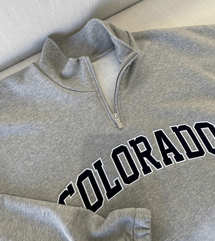 Half Zip Colorado Turtleneck Sweater