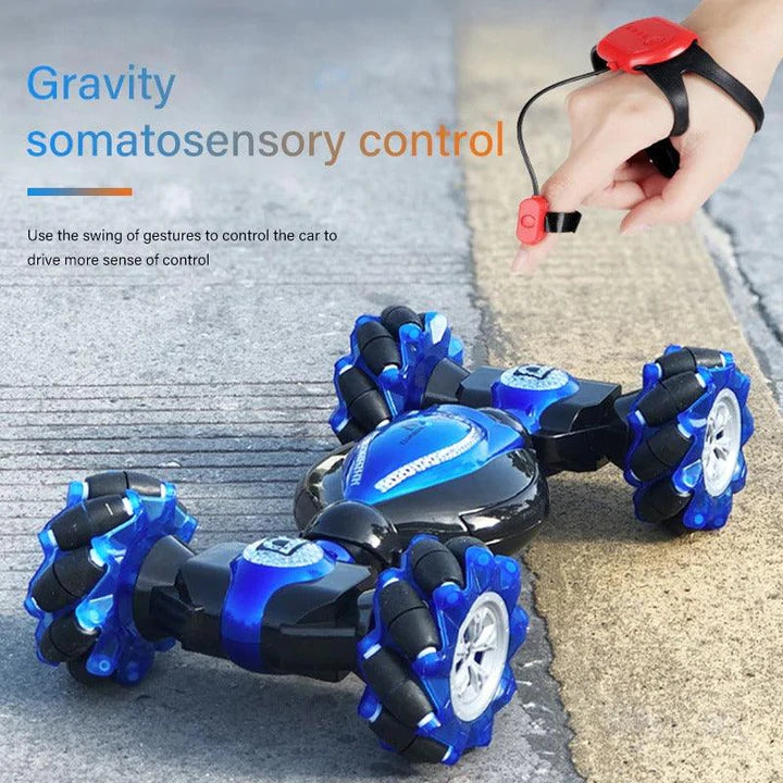 Remote Control Stunt Car with Gesture Sensor - Luxinsly