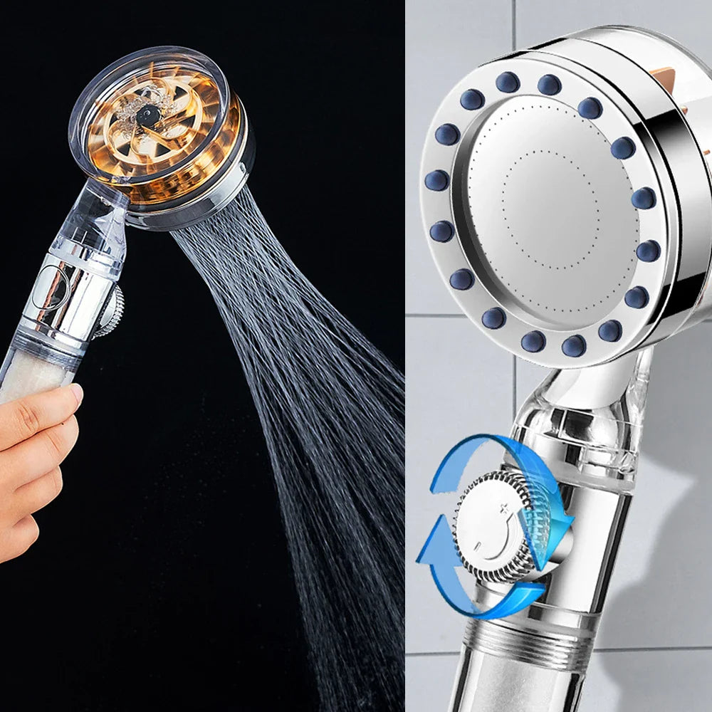 The TurboHead - Propeller Shower Head - Luxinsly