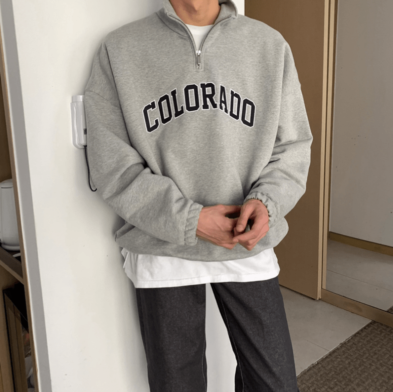 Half Zip Colorado Turtleneck Sweater - Luxinsly