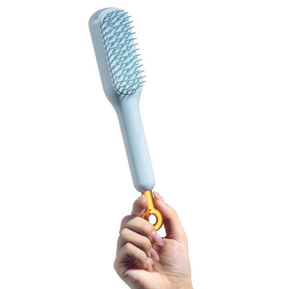 Self-Cleaning Anti-Static Massage Hair Brush - Luxinsly