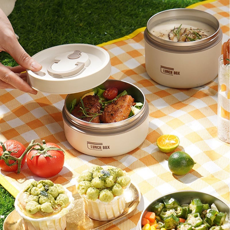 Portable Insulated Lunch Container Set - Luxinsly