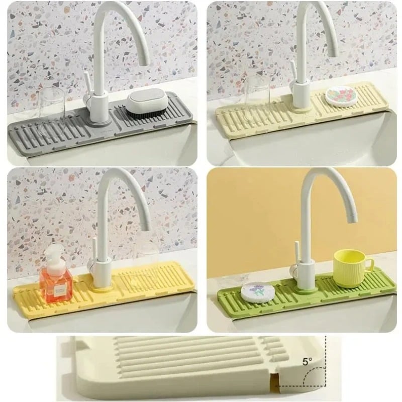 Absorbent Faucet Guard & Draining Mat | FINAL DAY OF SALE! - Luxinsly