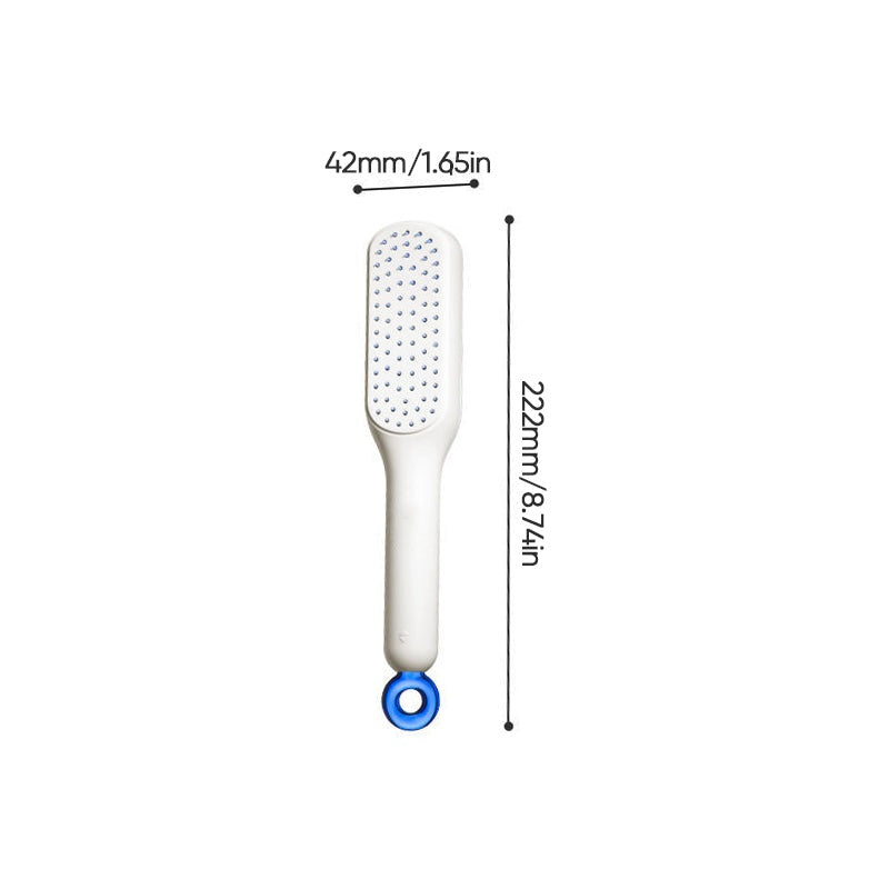 Self-Cleaning Anti-Static Massage Hair Brush - Luxinsly