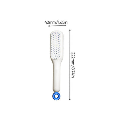 Self-Cleaning Anti-Static Massage Hair Brush - Luxinsly