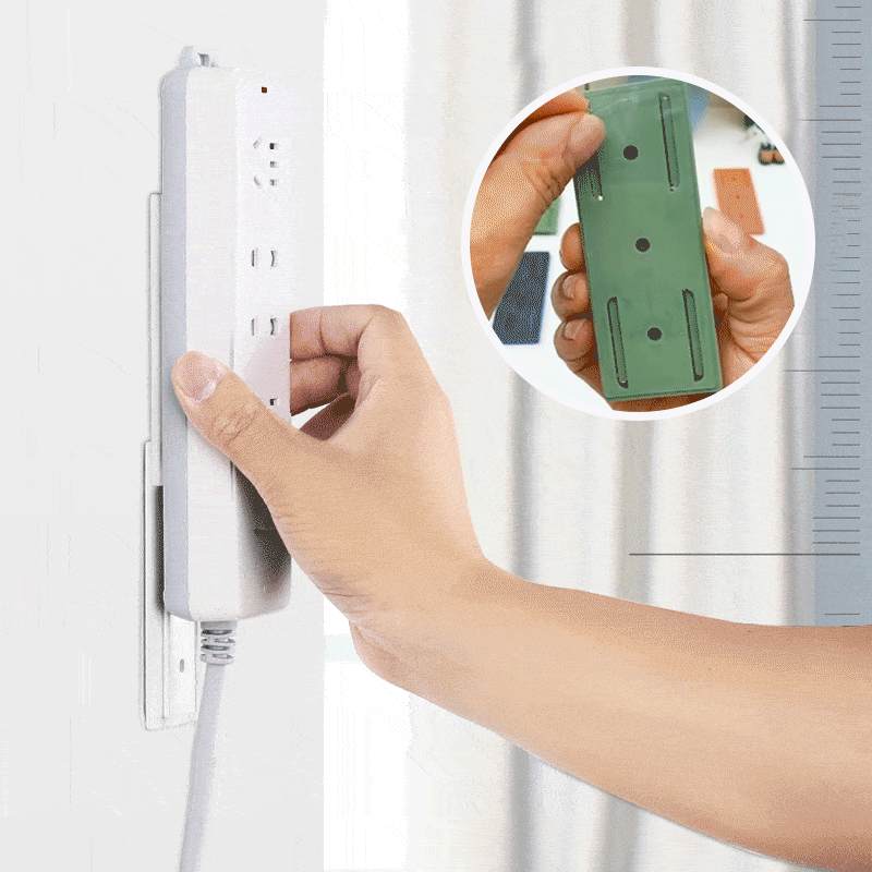 Adhesive Punch-Free Socket Holder (🔥 Last Day Promotion: 48% OFF) (👍 Buy 4, Get 6 Free)