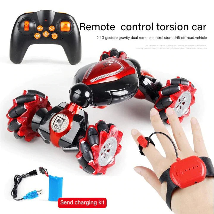 Remote Control Stunt Car with Gesture Sensor - Luxinsly