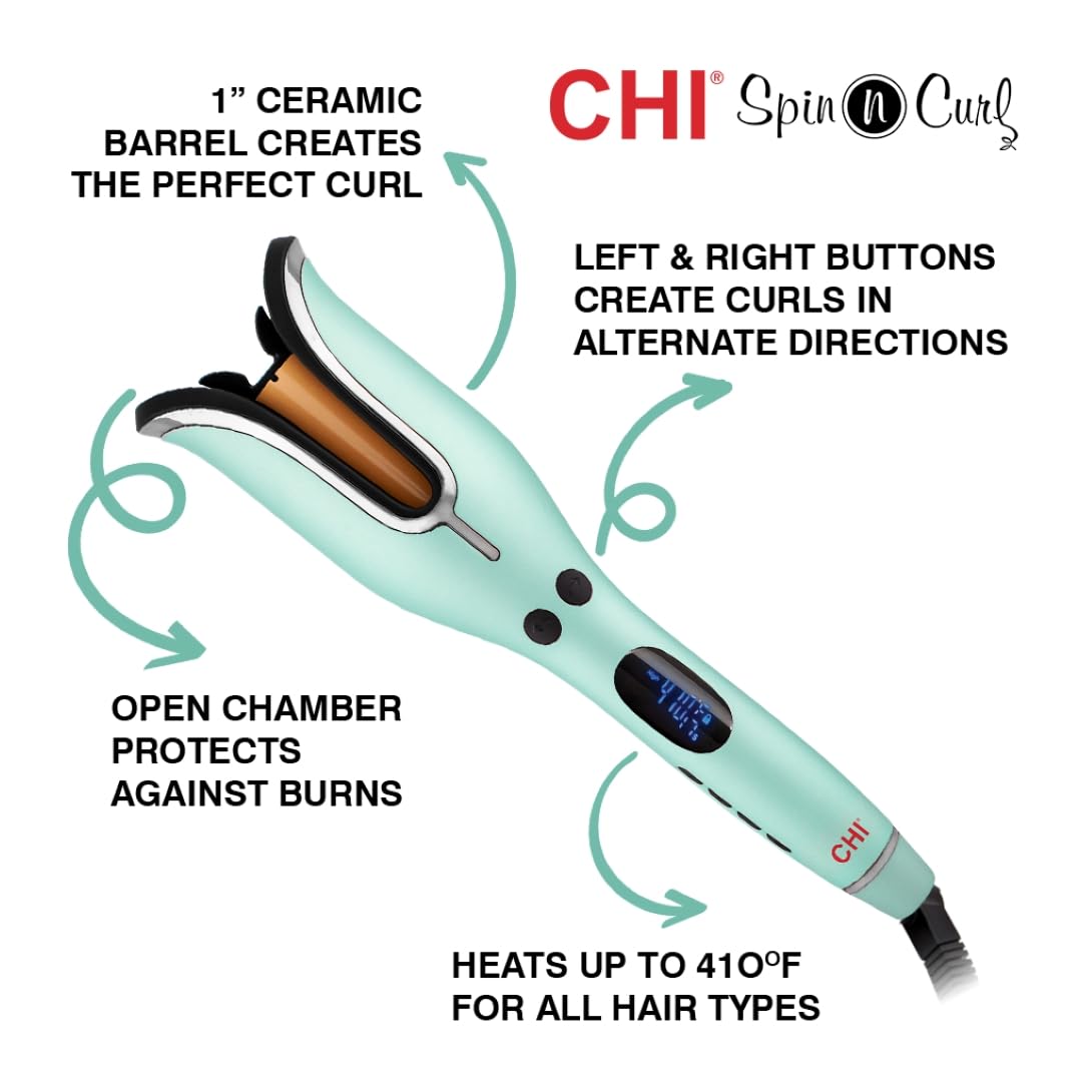 CHI Spin N Curl Lockenstab: Mühelos gesunde und glänzende Locken und Wellen 