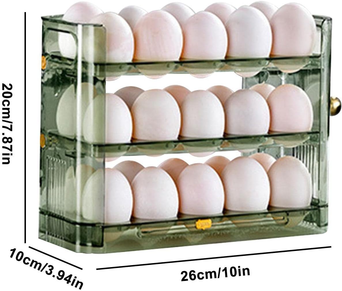 3-Layer Egg Holder for Refrigerator - Luxinsly