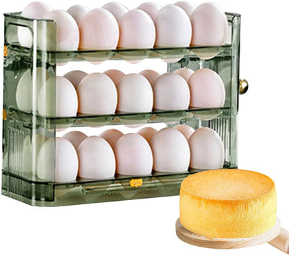 3-Layer Egg Holder for Refrigerator - Luxinsly