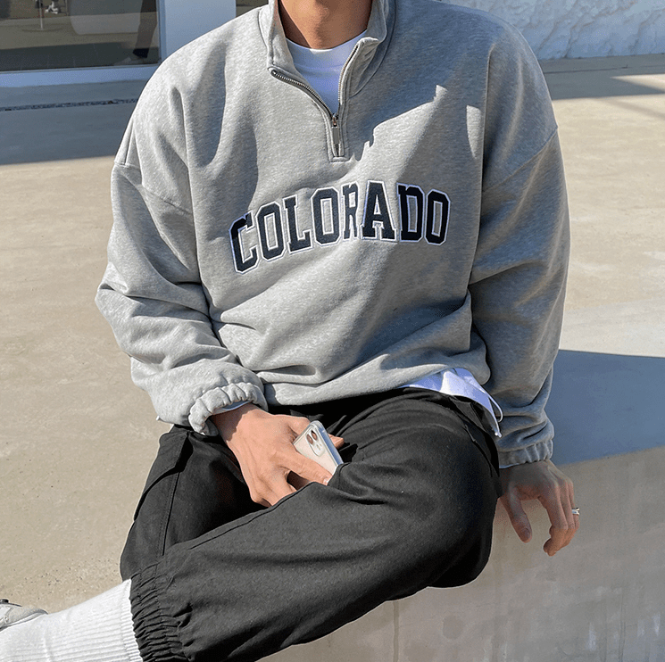 Half Zip Colorado Turtleneck Sweater