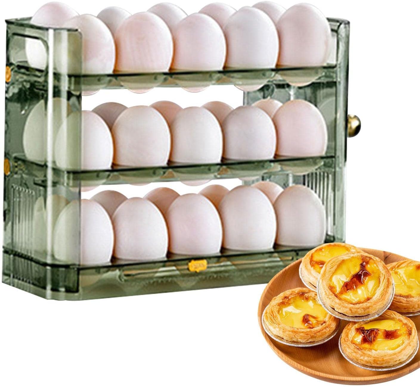 3-Layer Egg Holder for Refrigerator - Luxinsly