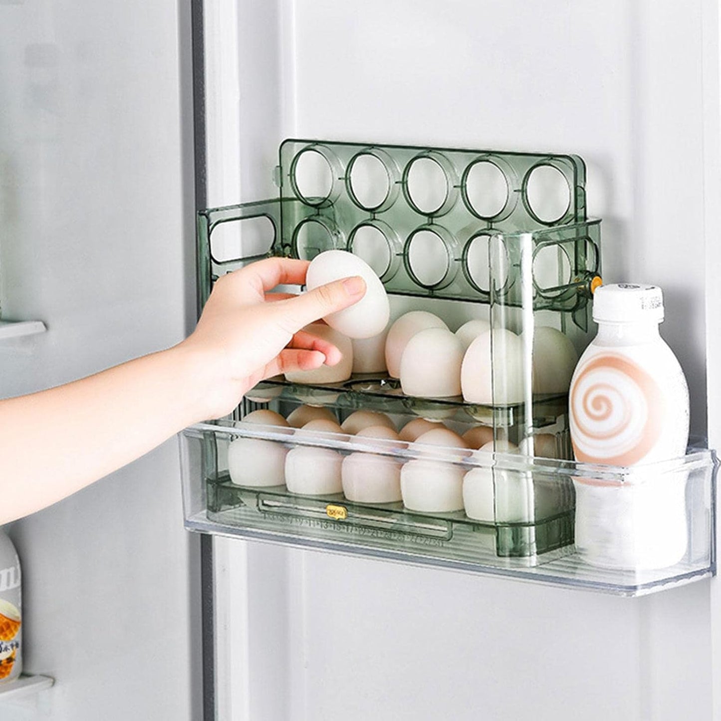 3-Layer Egg Holder for Refrigerator - Luxinsly