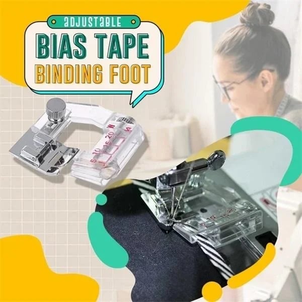 Adjustable Bias Tape Binding Foot | FINAL SAY OF SALE! - Luxinsly