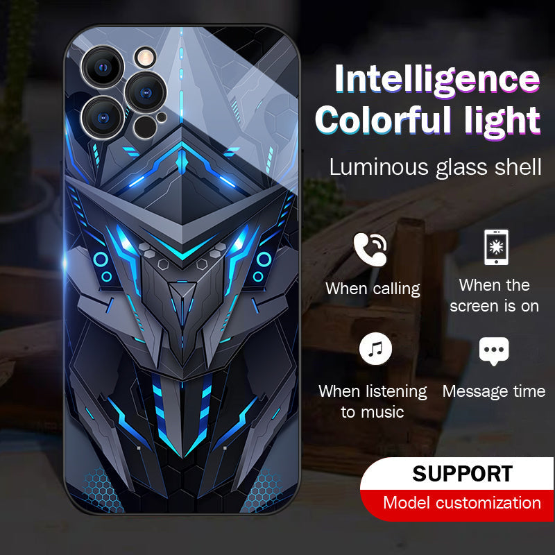 Cool Mecha Smart Flash Case for Apple iPhone