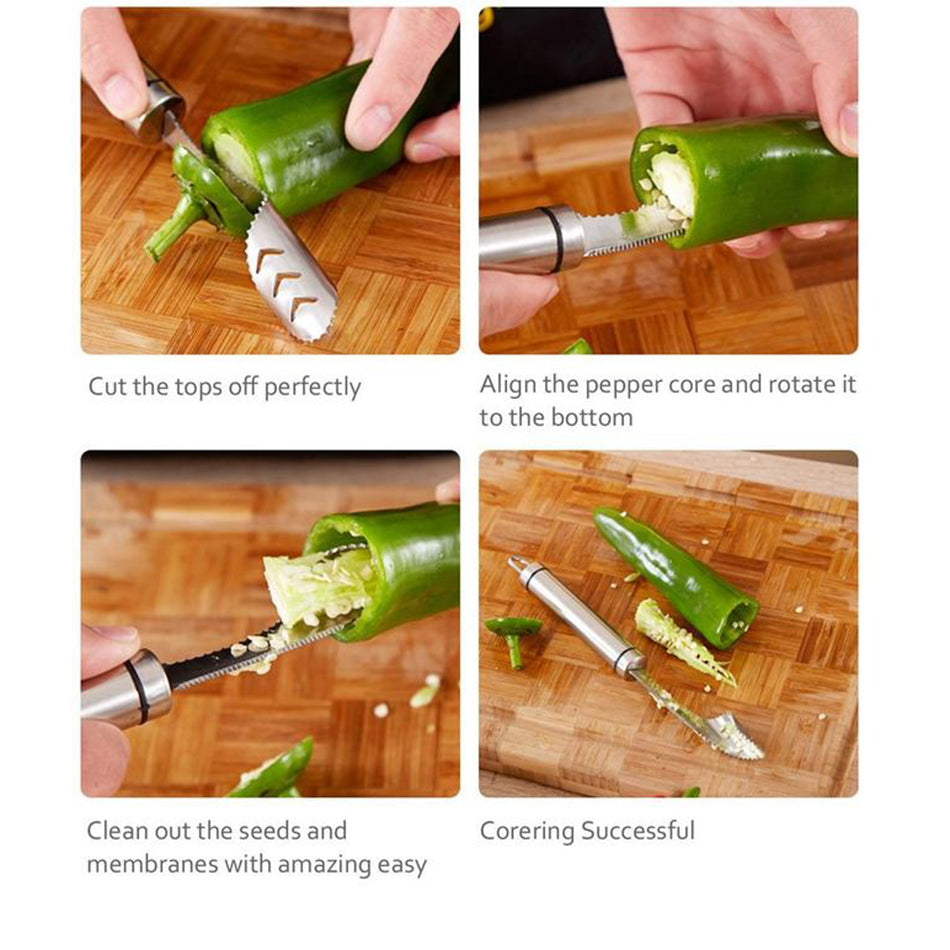 Pepper Seed Corer Remover |  (SAVE 48% OFF) (buy 3 get 2 free now)