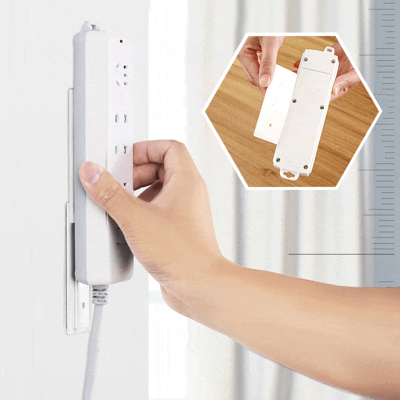 Adhesive Punch-Free Socket Holder | LAST DAY OF SALE! - Luxinsly