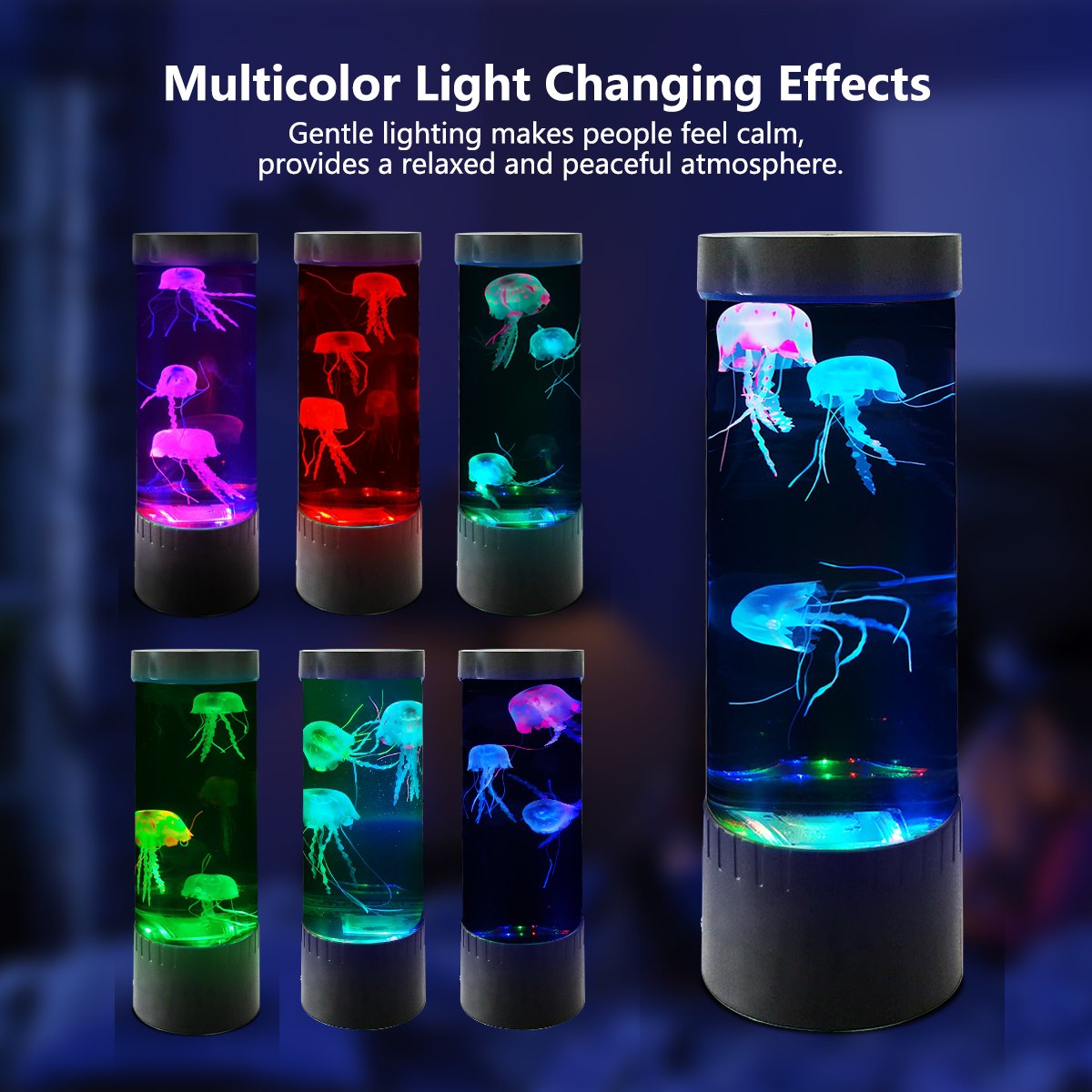 Led Jellyfish Aquarium Lamp