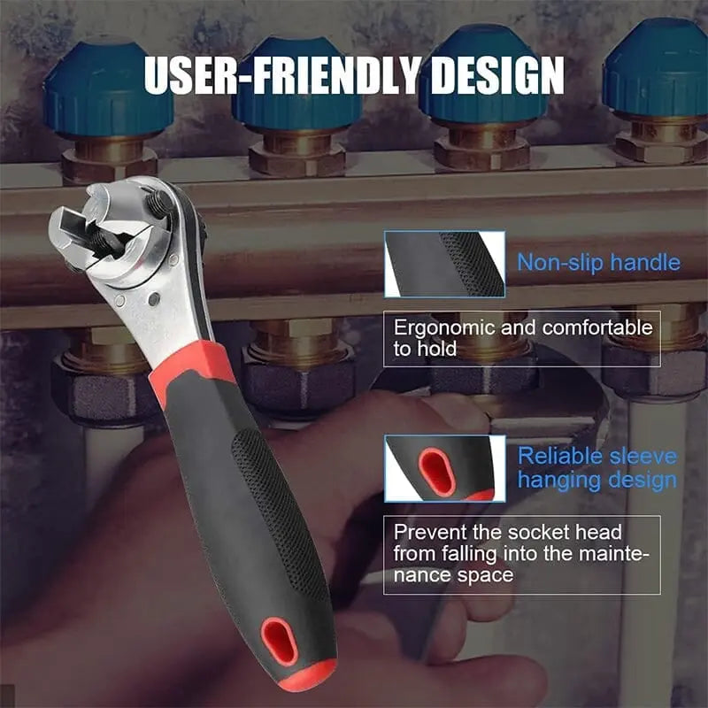 Adjustable Ratchet Wrench Luxinsly