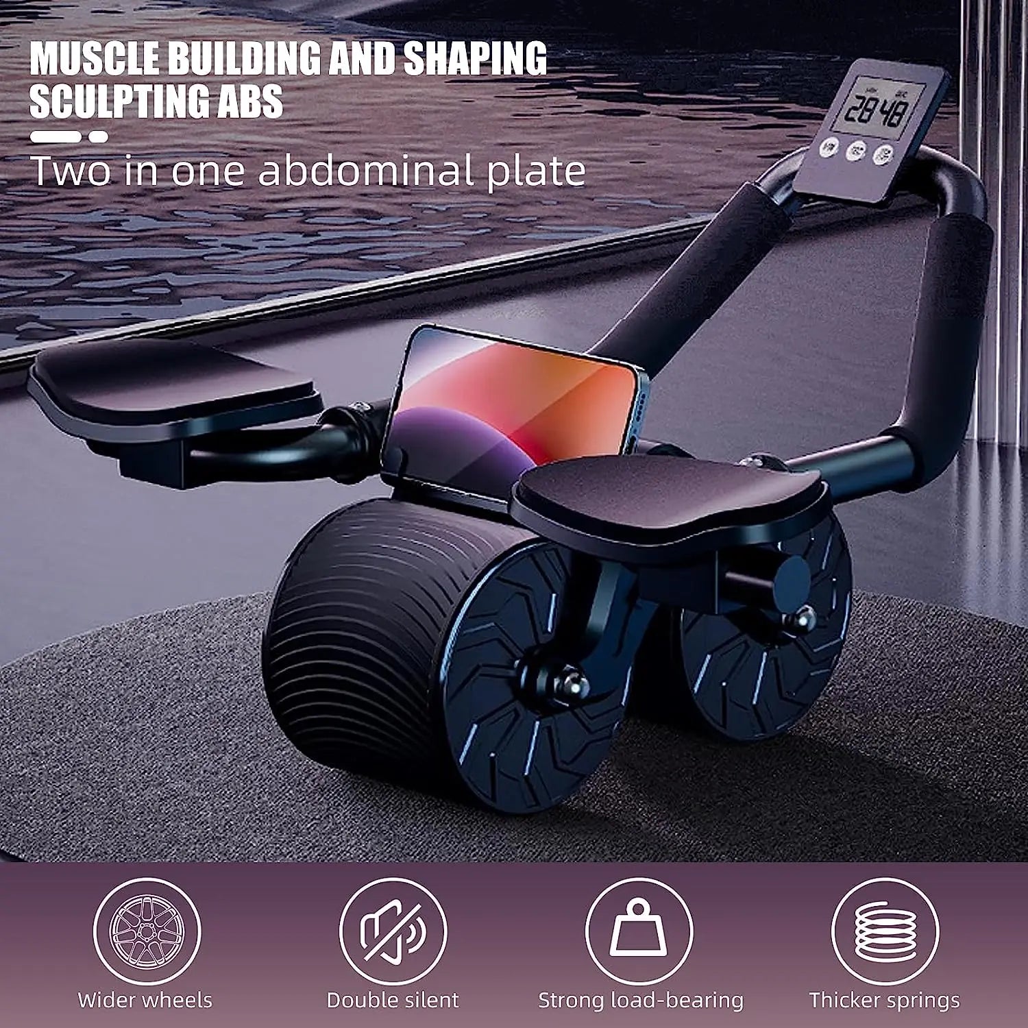 Assisted Abdominal Wheel V2 with New Design Luxinsly