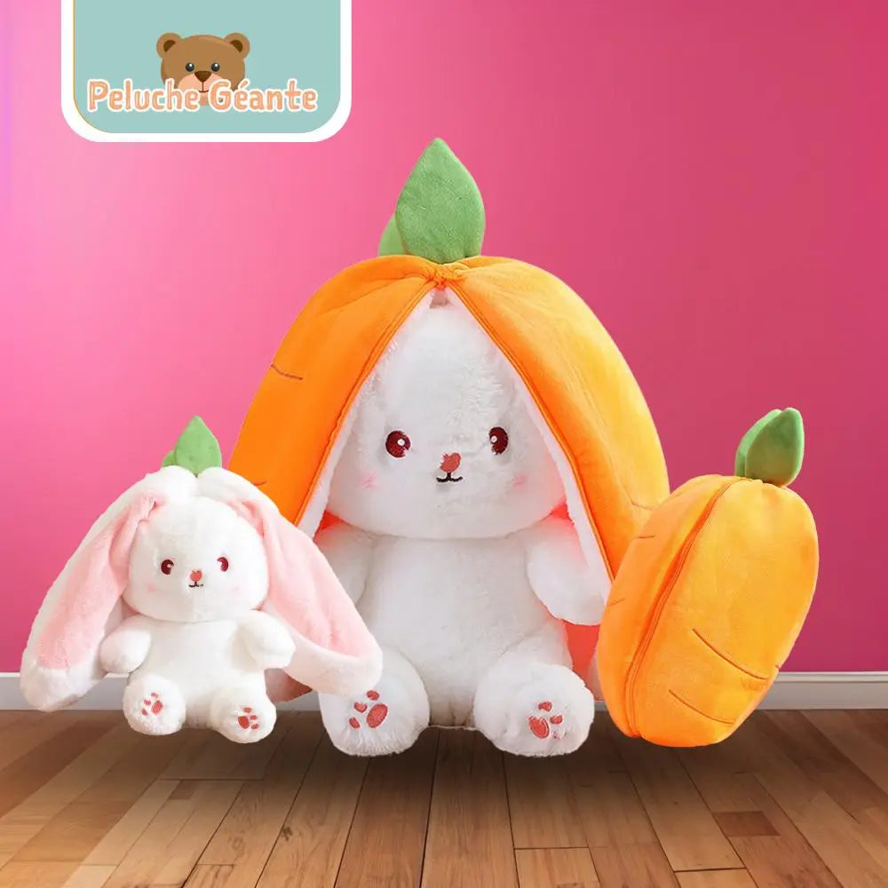 Bunny Carrot Plush Luxinsly