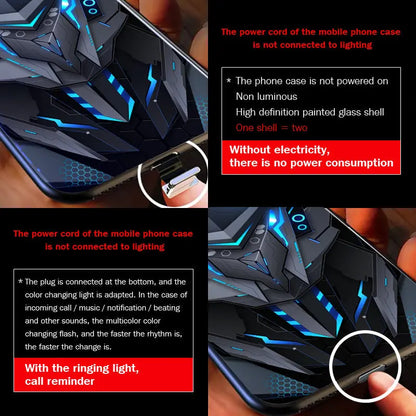 Cool Mecha Smart Flash Case for Apple iPhone - Luxinsly