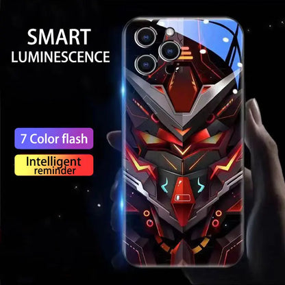 Cool Mecha Smart Flash Case for Apple iPhone - Luxinsly