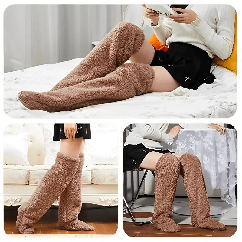 Comfy Teddy Socks - Luxinsly