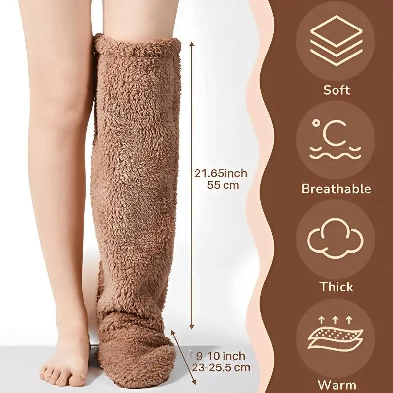 Comfy Teddy Socks - Luxinsly