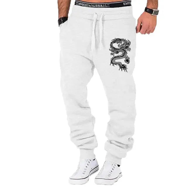 Dragon Printed Jogger - Luxinsly