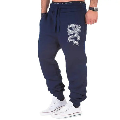 Dragon Printed Jogger - Luxinsly