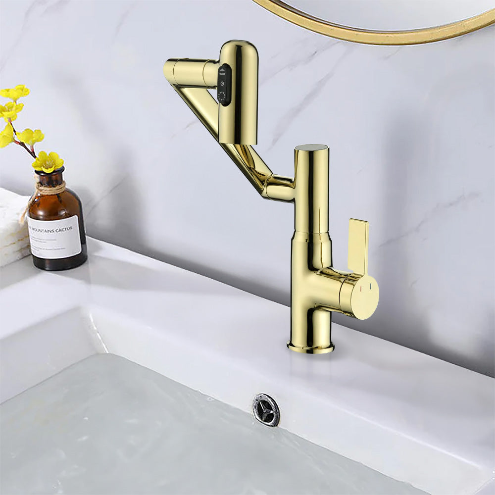 Smart Digital Display Hot and Cold Bathroom Basin Faucet