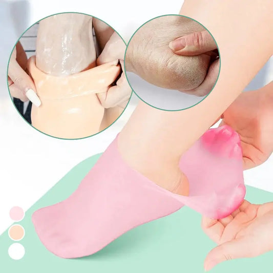 Female Foot Spa Pedicure Silicone Socks - Luxinsly