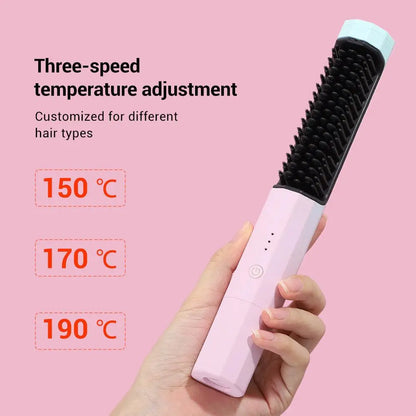 Frizz Wand - Portable Hair Straightener - Luxinsly