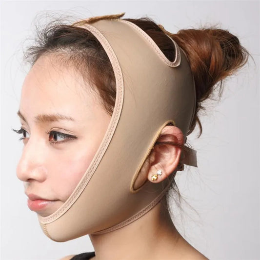 Facial Slimming Bandage: V-Shaped Relaxation Lift Up Belt for Face - Luxinsly