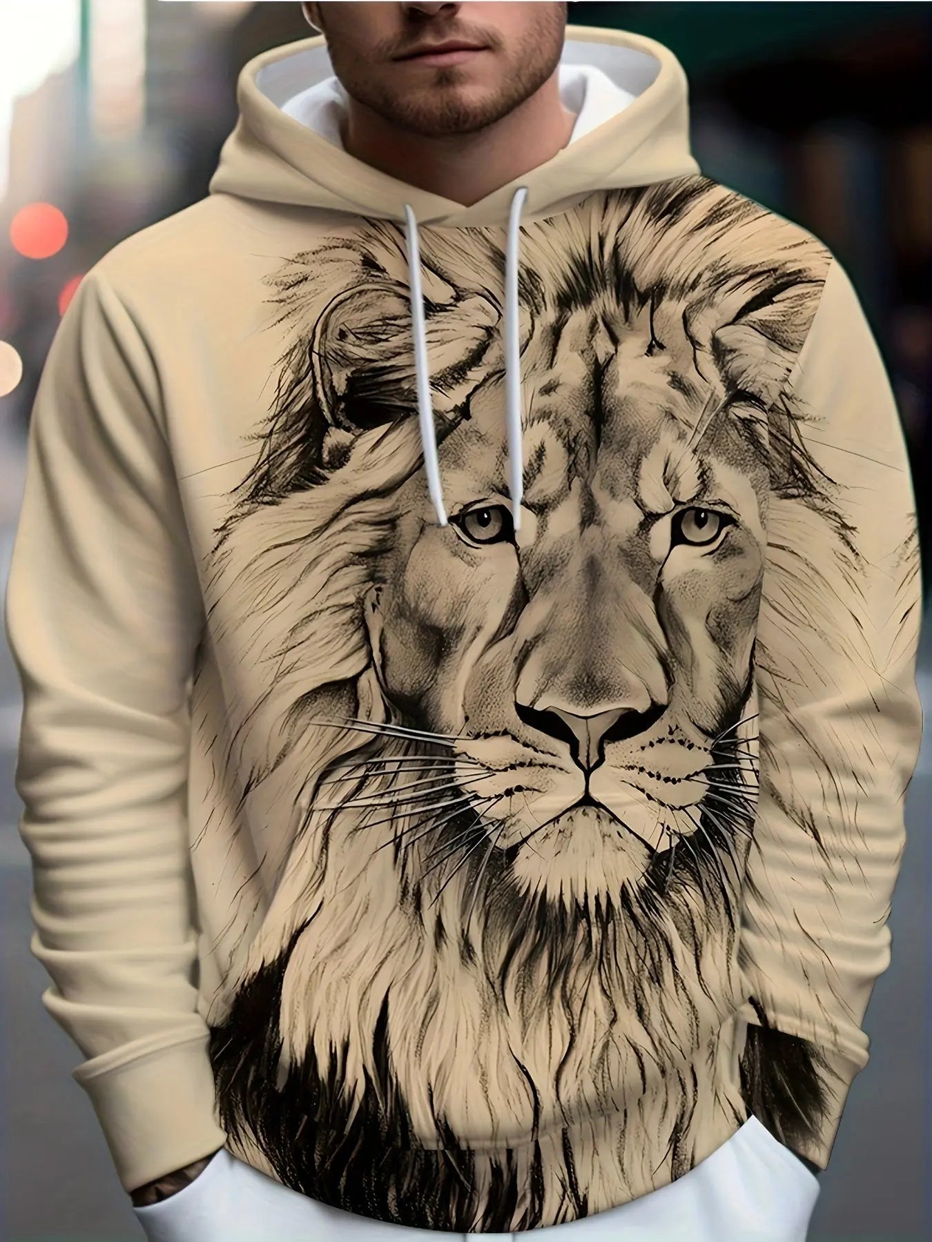 Lion Hoodie - Luxinsly