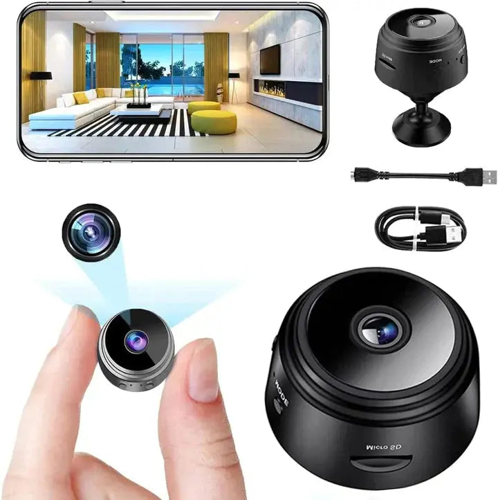 MINI MAX ANGLED WIRELESS SPY CAMERA  with WiFi and HD Recording | LAST DAY OF SALE! Luxinsly