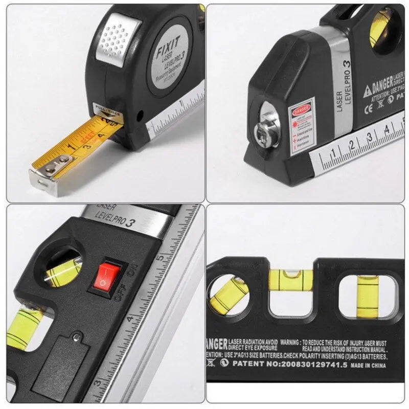 Multifunctional laser measuring device with 4 functions - Luxinsly