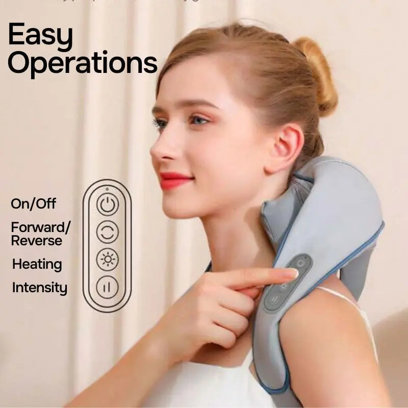 Neck Kneading Massager - Luxinsly