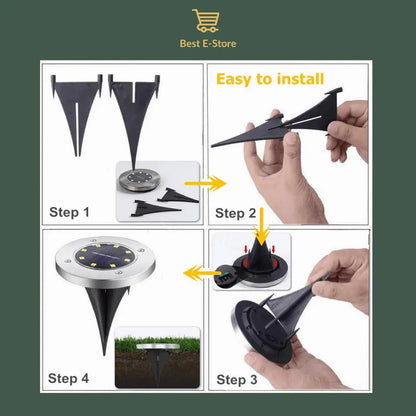 New Waterproof Solar Powered Garden Lights - Luxinsly