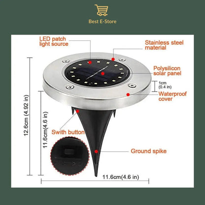 New Waterproof Solar Powered Garden Lights - Luxinsly