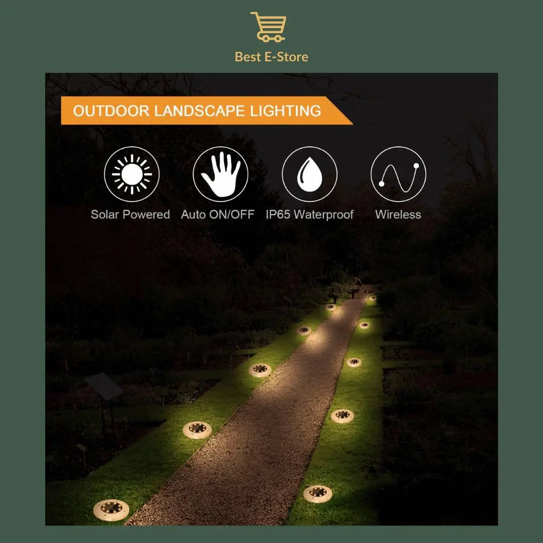 New Waterproof Solar Powered Garden Lights - Luxinsly