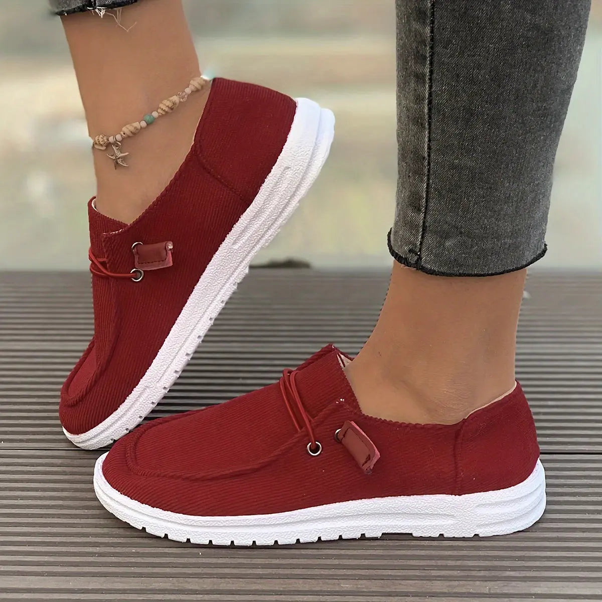 Non Slip Canvas Women Sneakers Luxinsly